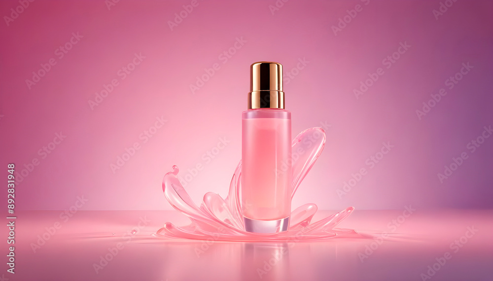 Jar of cosmetic cream on colorful bright background. Cream jar mockup. Cosmetic products. Beauty and care. Face, hand, body cream