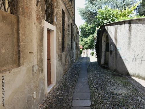 View of Brescia city in northern Italy.