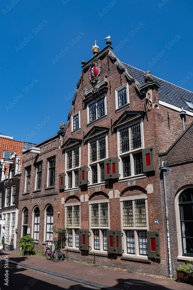 The Saaihal (Boring hall) is a monumental building from 1641 in the Staalstraat (Steel street) in Amsterdam. The Netherlands. The Saaihal (Boring hall) is a monumental building from 1641 in the Staalstraat (Steel street) in Amsterdam. The Netherlands.