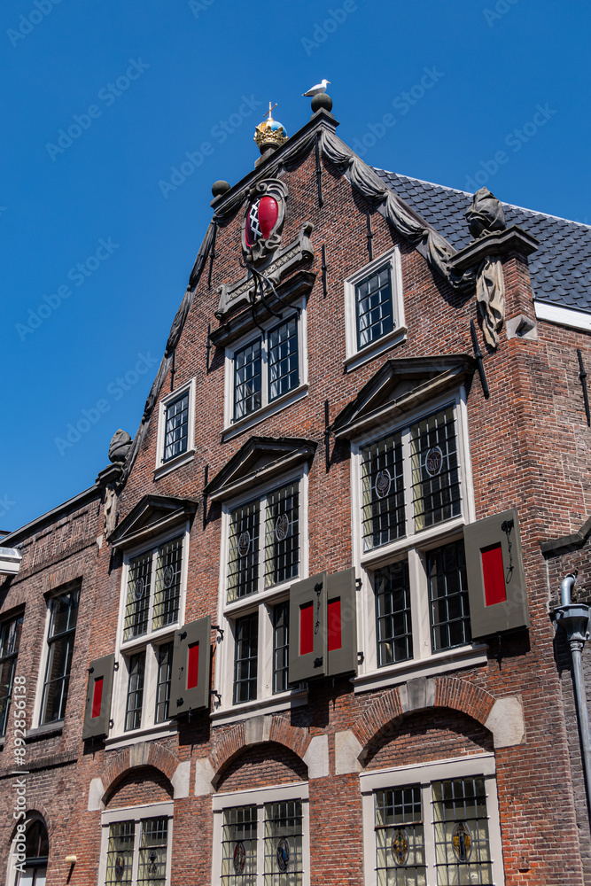 The Saaihal (Boring hall) is a monumental building from 1641 in the Staalstraat (Steel street) in Amsterdam. The Netherlands. The Saaihal (Boring hall) is a monumental building from 1641 in the Staalstraat (Steel street) in Amsterdam. The Netherlands.