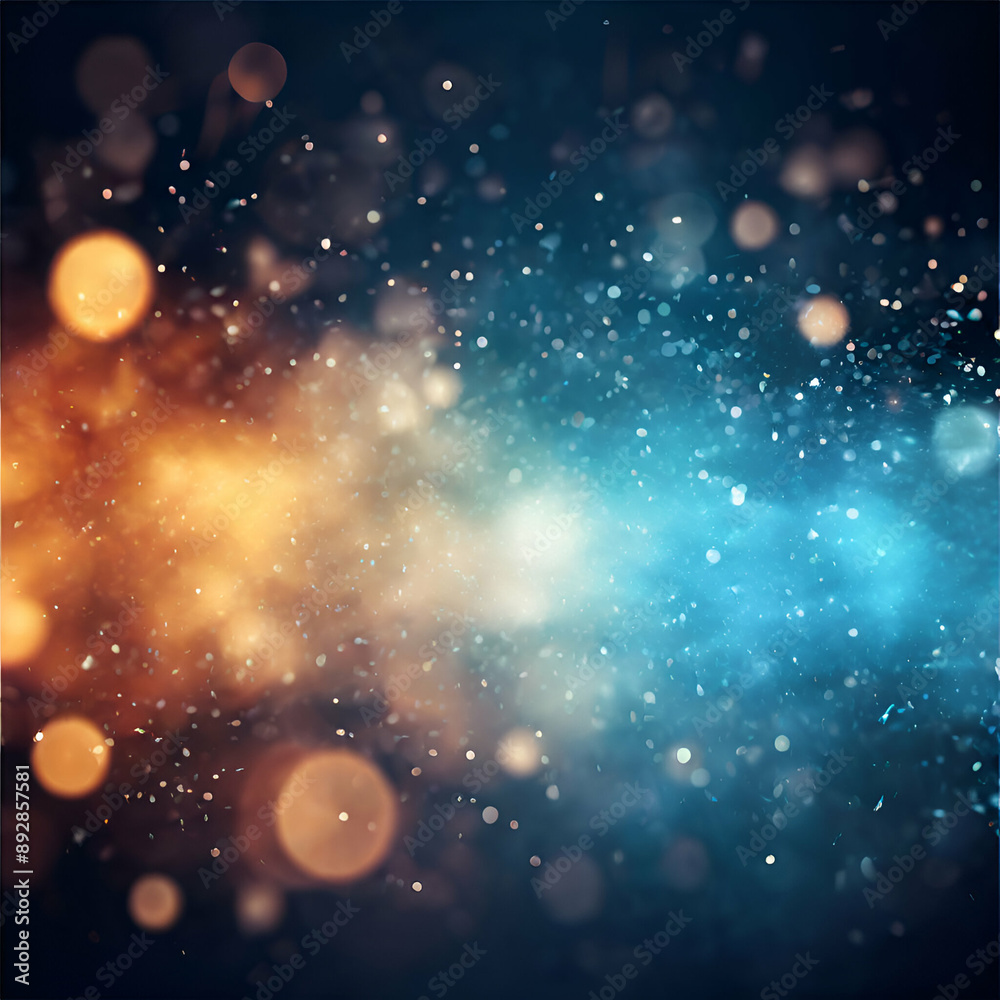 Fototapeta premium dust particles, stars, and clouds