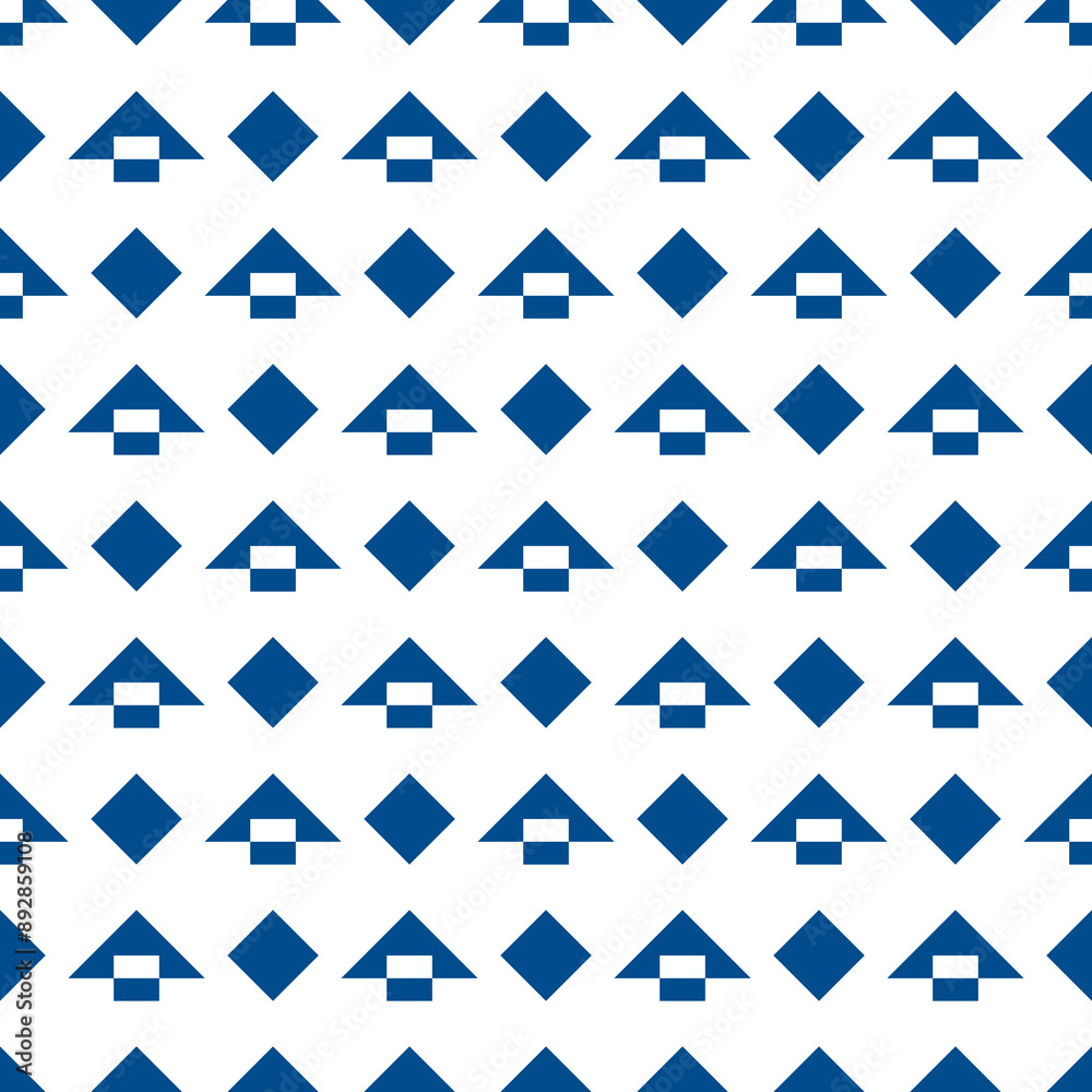 Geometric seamless pattern. Minimalist modern print. Simple background. Arrow motif. Geo ornament. Trendy contemporary wallpaper. Abstract design. Vector artwork