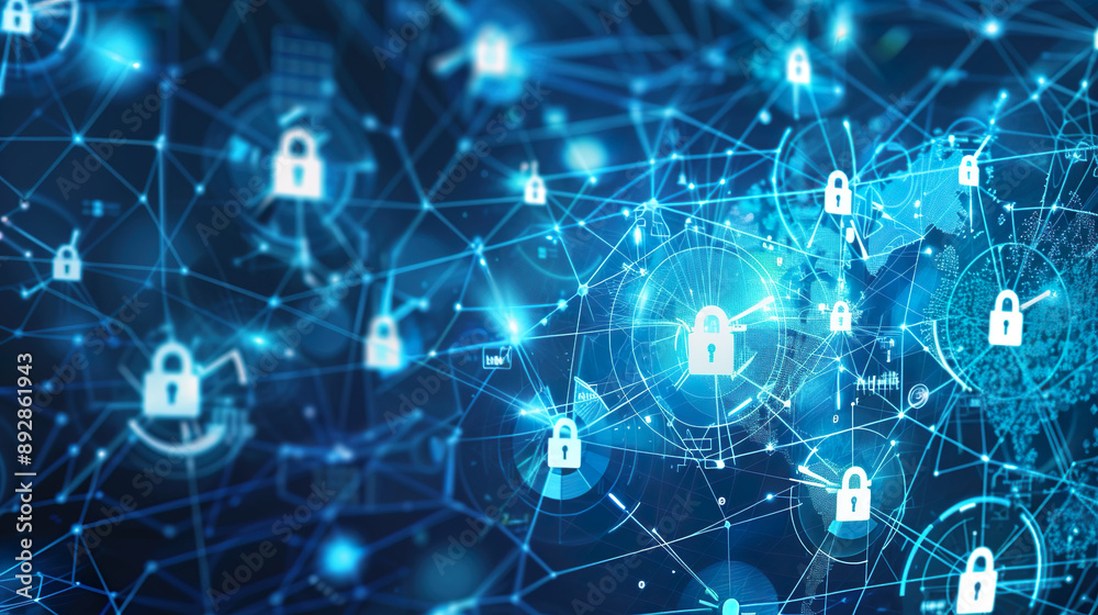 Abstract Digital Security and Data Protection Abstract Digital Security and Data Protection