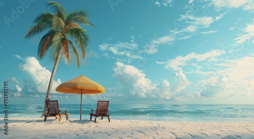 Tropical Beach Relaxation