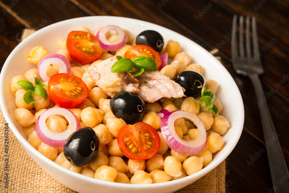 Ensalada de garbanzos Ensalada de garbanzos