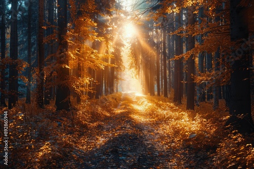 Autumn Forest Path