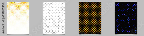 Abstract geometrical brochure background collection