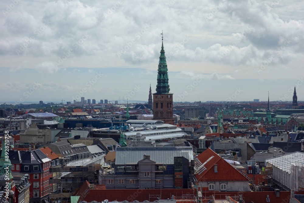 Naklejka premium My first stop in Scandanavia was Copenhagen, Denmark