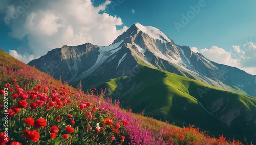 Mount Kapaz Azerbaijan, stunning panorama environment photo