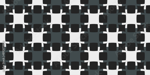 Elegant pattern original diamonds motif seamless houndstooth checkered background. Modern style fabric design textile swatch ladies dress, man shirt allover print block. Vector graphic illustration.