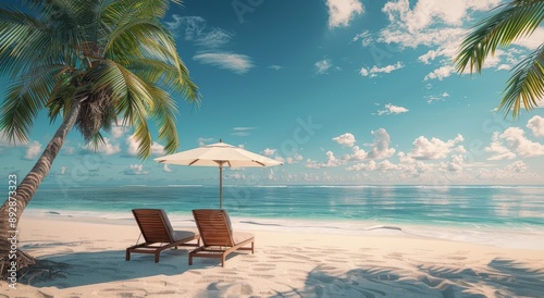 Tropical Beach Relaxation