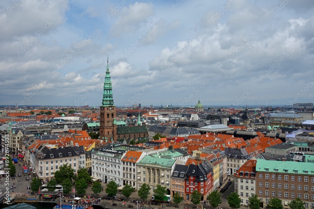 Fototapeta premium My first stop in Scandanavia was Copenhagen, Denmark