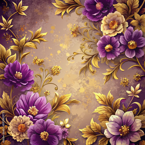 background with flowers
