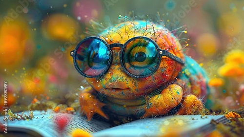 Colorful Creature Reading