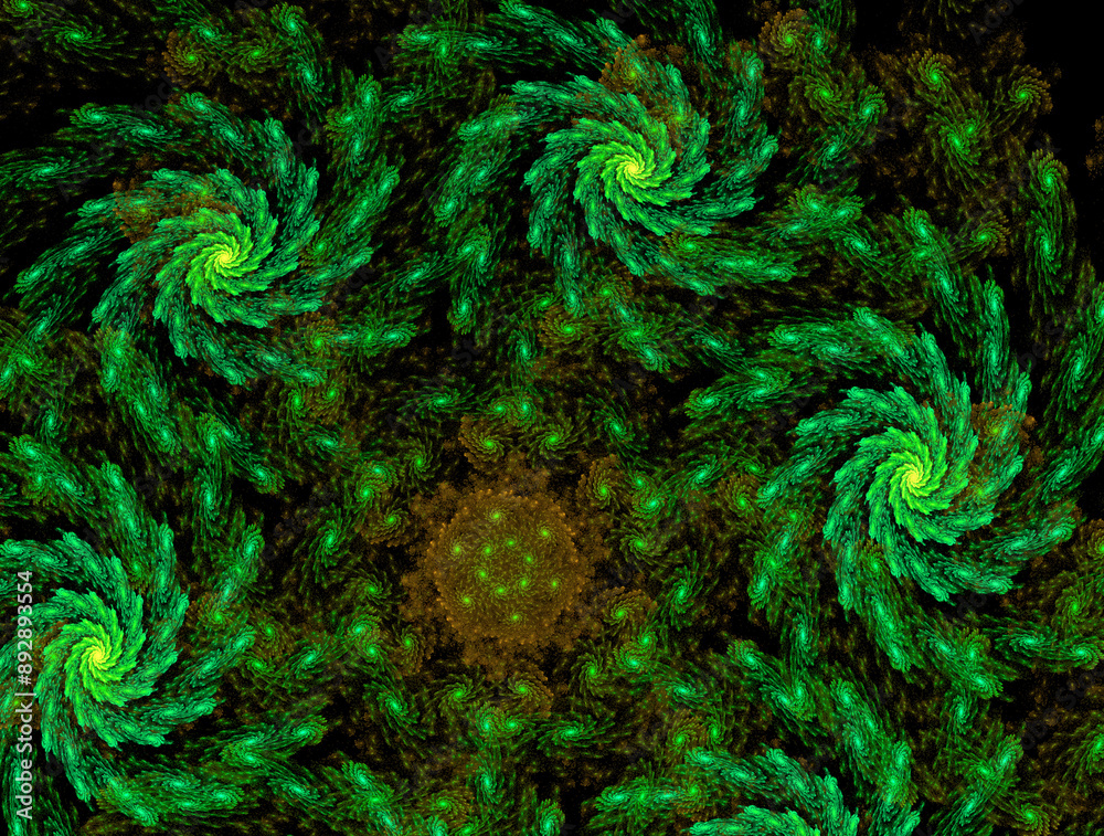 Obraz premium Imaginatory fractal abstract background Image