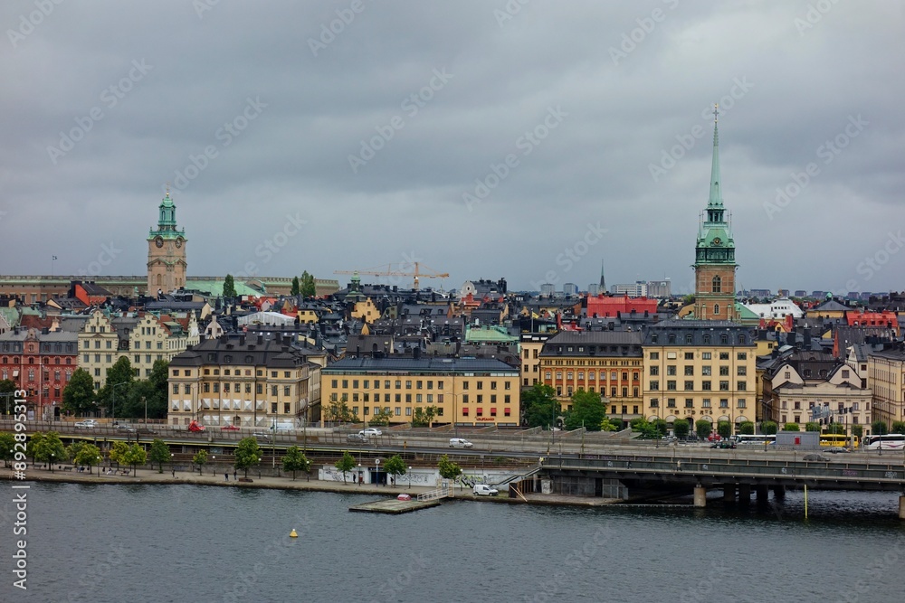Fototapeta premium Stockholm, the capital of Sweden, quickly became one of my favorite stops in Europe