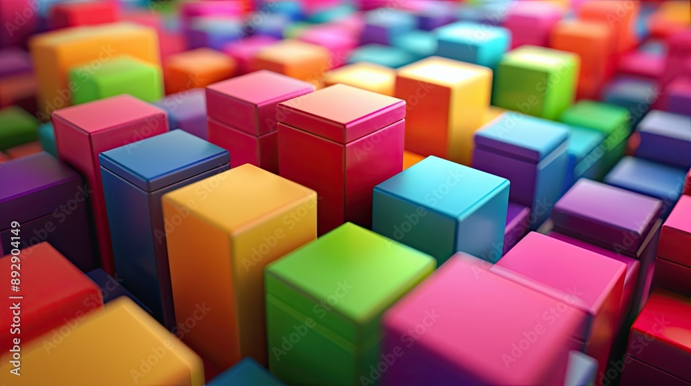 Obraz premium 3d colorful background