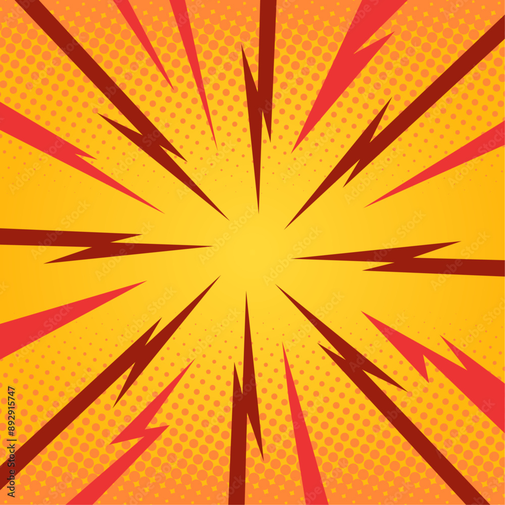 Fototapeta premium Background_Comik