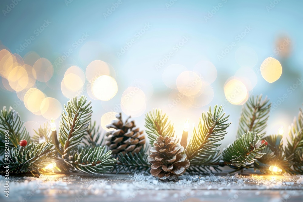 Christmas wooden table holiday background Christmas wooden table holiday background