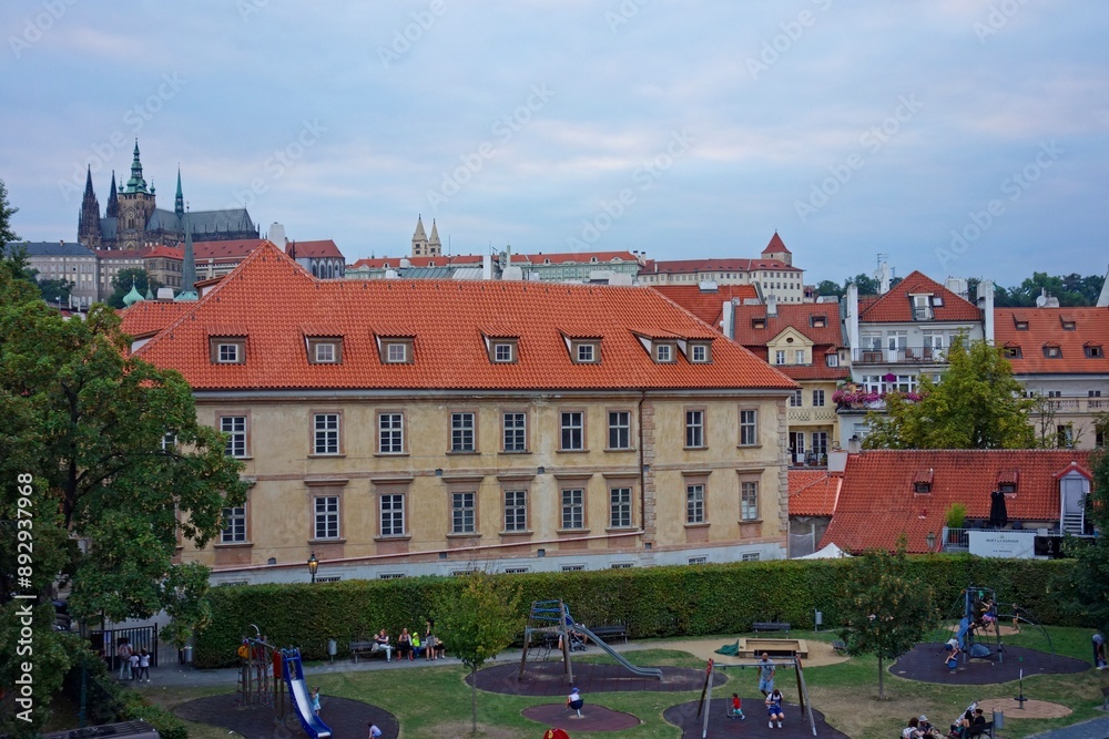 Prague, the capital of the Czech Republic, is a rustic Eastern European city on the banks of the Vltava River Prague, the capital of the Czech Republic, is a rustic Eastern European city on the banks of the Vltava River