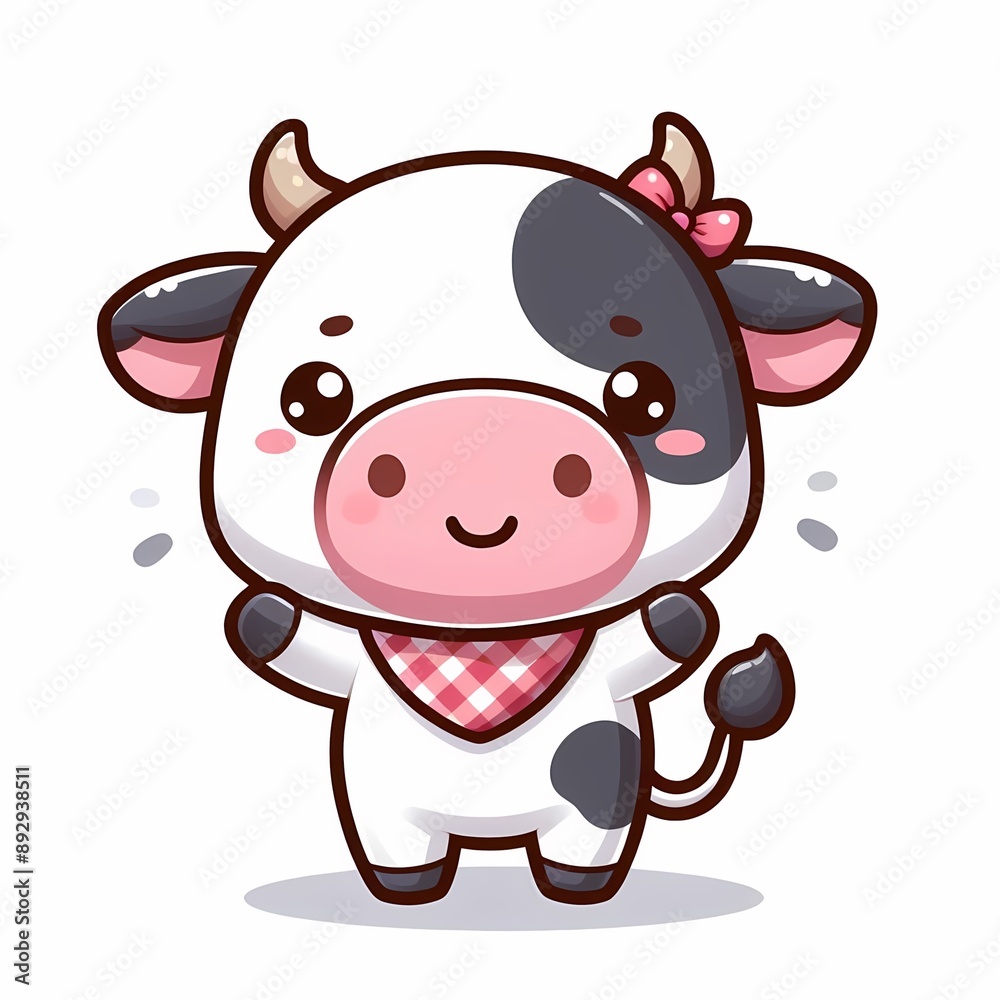 cow cartoon isolated on white kdis book illustration cow cartoon isolated on white kdis book illustration