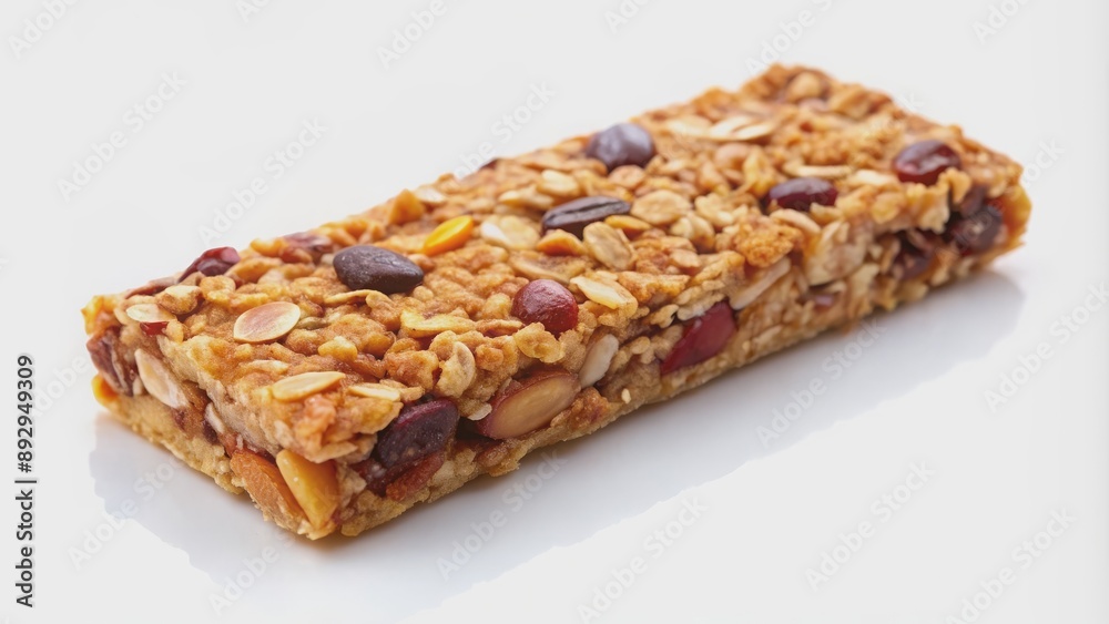Healthy granola bar isolated on background, Granola, bar, muesli, cereal, snack, health, organic, oats, nuts, seeds Healthy granola bar isolated on background, Granola, bar, muesli, cereal, snack, health, organic, oats, nuts, seeds