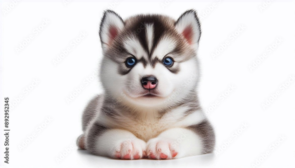 Obraz premium Niedlicher Husky Welpe
