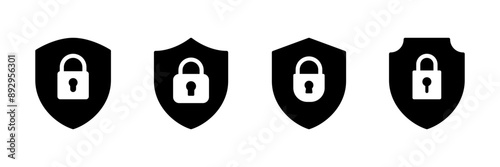 Security icon vector isolated on white background. protection icon. privacy. vpn
