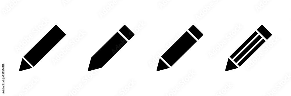 Pencil icon vector isolated on white background. Pencil vector icon Pencil icon vector isolated on white background. Pencil vector icon
