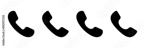 Call icon vector isolated on white background. Phone icon vector. mobile phone. telephone icon