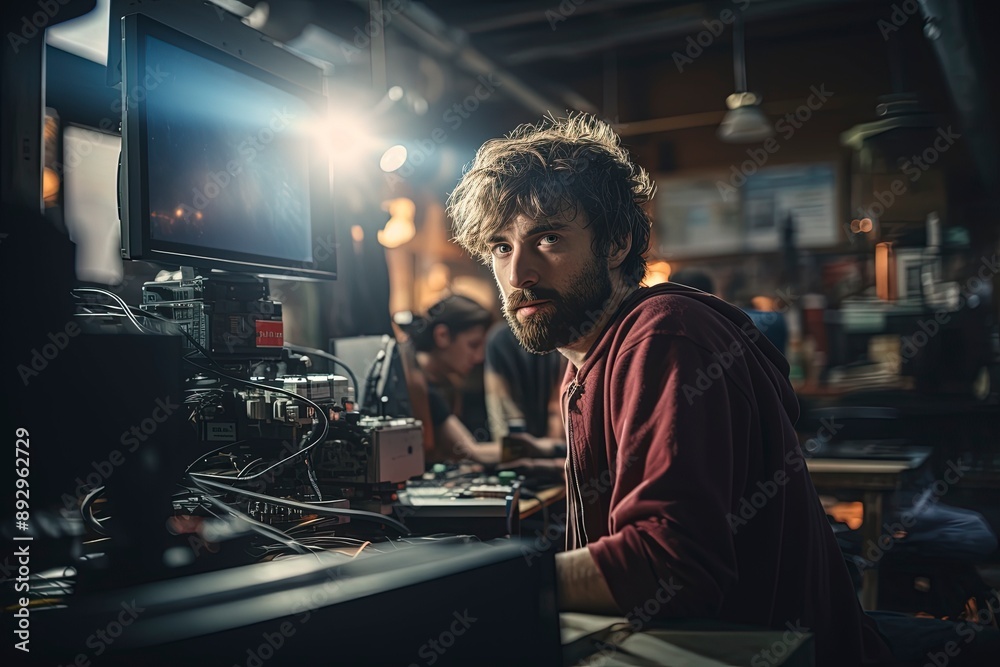 portrait of a worker , generative ai portrait of a worker , generative ai