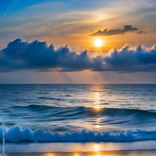 Make a wish while looking at the wide, big sea.