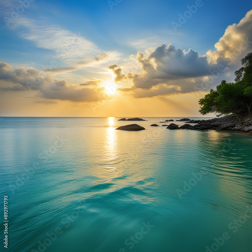 Make a wish while looking at the wide, big sea.