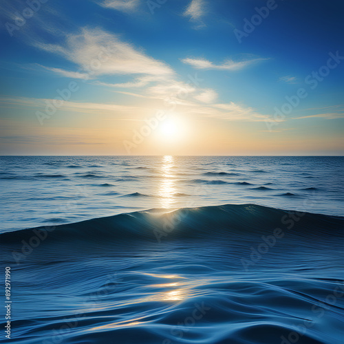 Make a wish while looking at the wide, big sea.