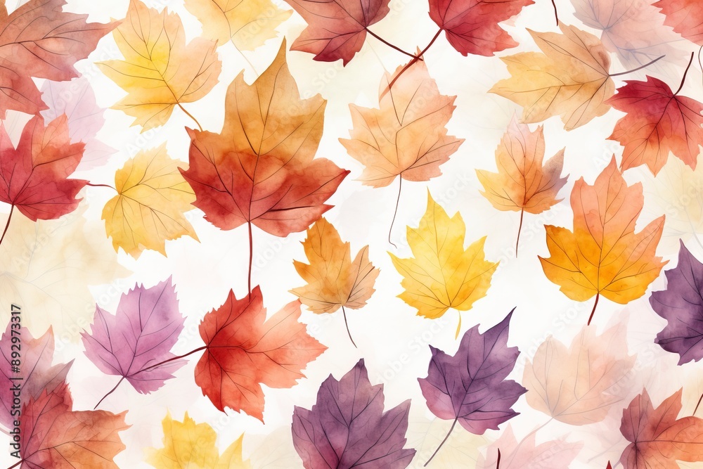 autumn background with leaves, generative ai autumn background with leaves, generative ai