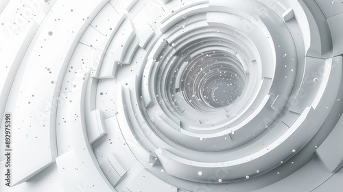 white futuristic background