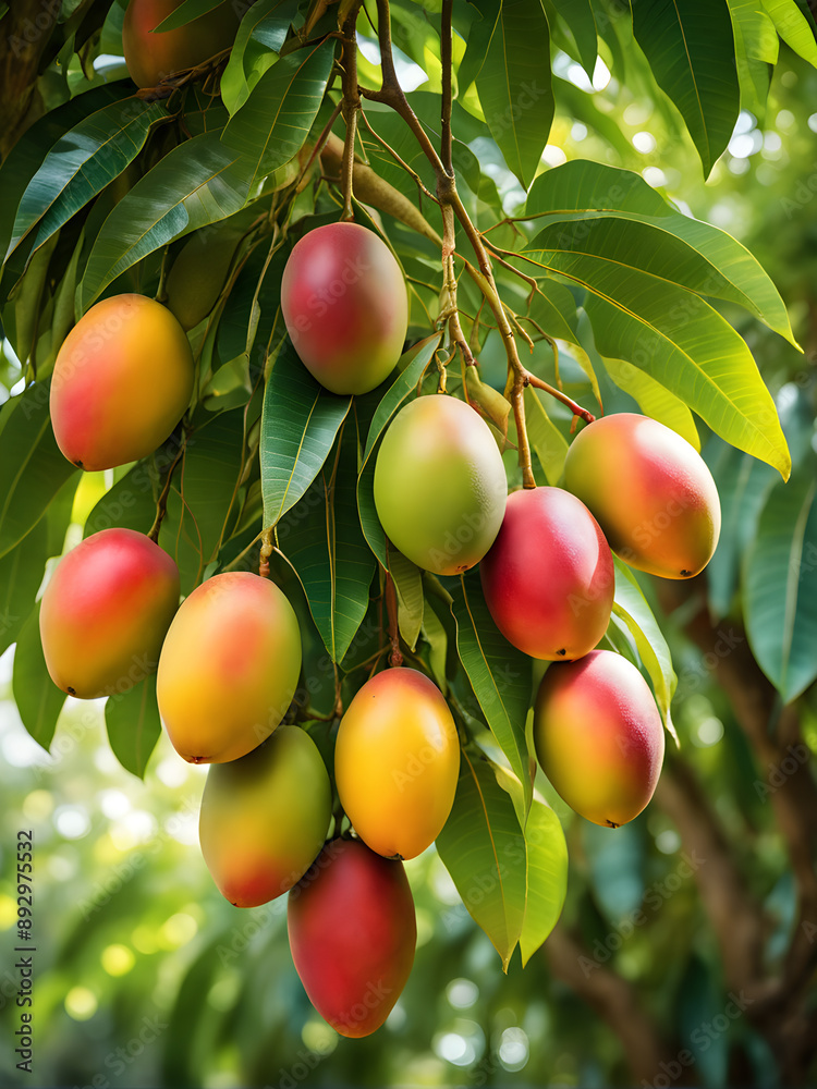 Fresh and delicious looking mango