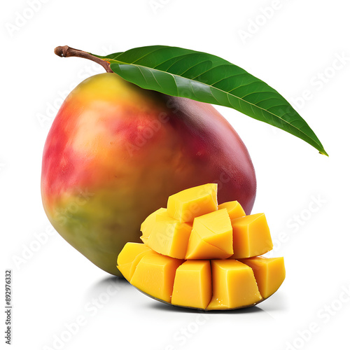 Fresh and delicious looking mango