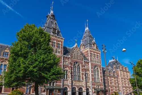 Photography Rijksmuseum, the national museum of the Netherlands located in Amsterdam and ded