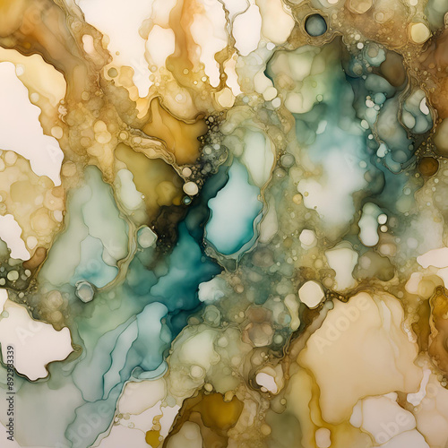 abstract background with bubbles