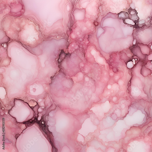 pink soap bubbles