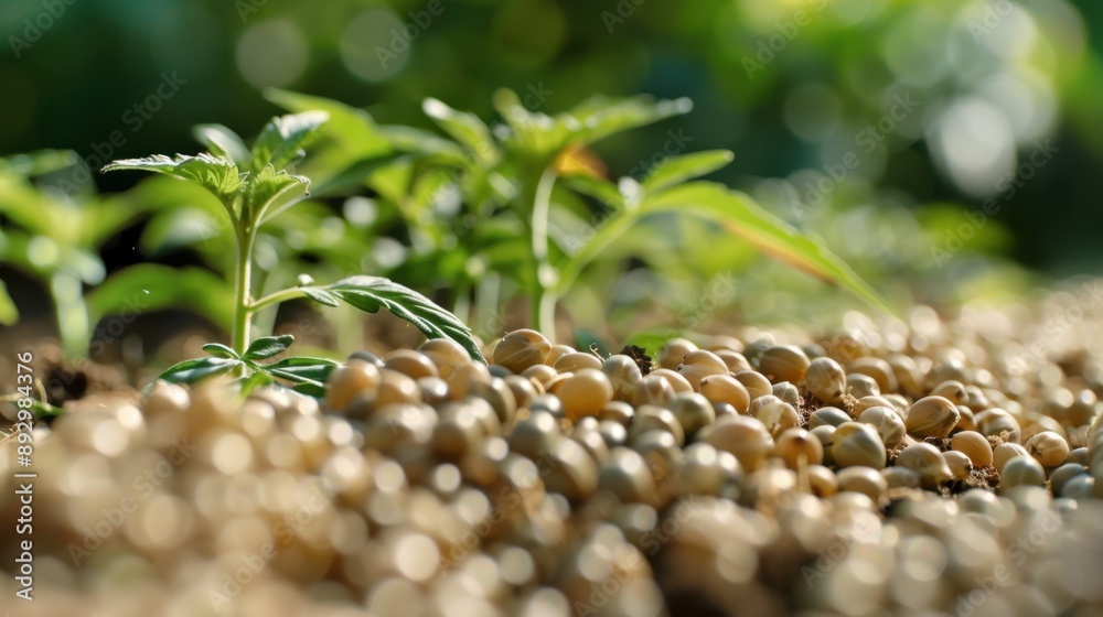 Fototapeta premium Seed Technology: The science behind creating and producing high-quality seeds with enhanced traits to ensure effective germination, growth, and optimal yield. 
