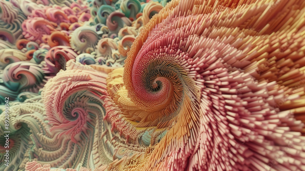 close up of a coral with abstract background close up of a coral with abstract background