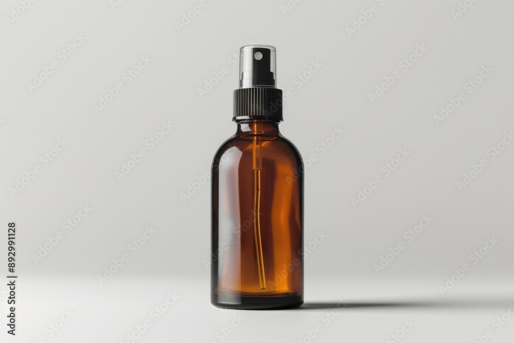 A bottle of lotion sits on a table in the shade A bottle of lotion sits on a table in the shade