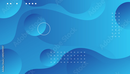 Abstract blue gradient geometric shapes background. Can be used for posters, banners, web pages, headers, covers
