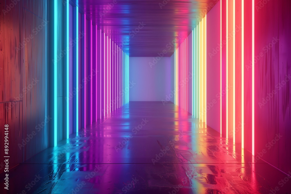 An abstract background of colorful light rays The bright saturated colors give the image a vibrant energetic feel An abstract background of colorful light rays The bright saturated colors give the image a vibrant energetic feel