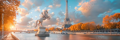 France Paris in the eiffel tower