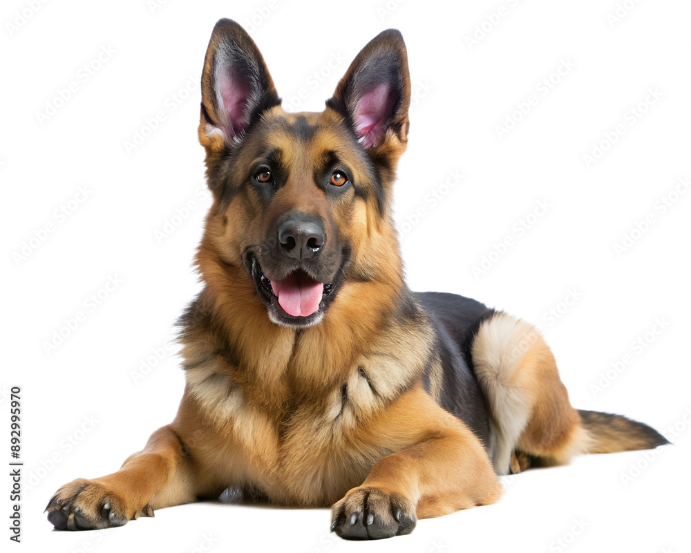 german shepherd dog isolated, AI german shepherd dog isolated, AI