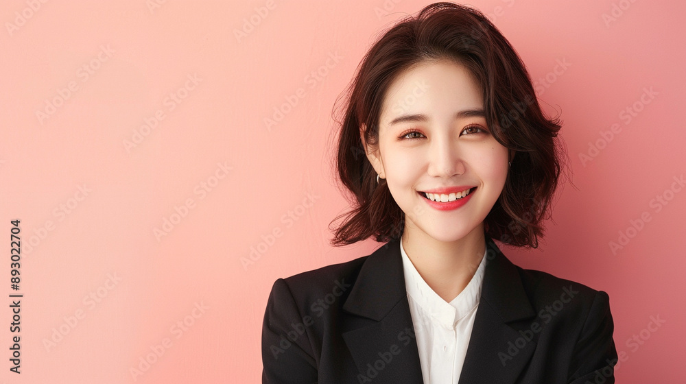 asian businesswoman with flawless skin, wearing a stylish business outfit. Her poised demeanor and professional appearance exude sophistication and success asian businesswoman with flawless skin, wearing a stylish business outfit. Her poised demeanor and professional appearance exude sophistication and success