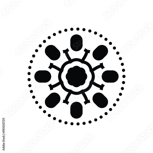 Black solid icon for unity
